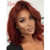 New Arrival Soft Bob Wig Human Hair Body Wave Frontal 13x4 Natural Hair Wig Bleached Single Knots Transparent Lace Front Wig Lwigs385