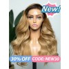 2023 Trends Body Wave Brazilian Hair Ash Blonde 360 Wig Wavy Human Hair Black Girl HD Lace Bleached Knots Wigs NEW01