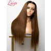 2025 Trends Haircuts For Long Straight Hair Brazilian Human Hair Ash Brown Ombre Hair Color Wig Natural Hairline Baby Hairs NEW10