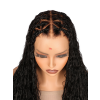 Lwigs Most-Fit Cap 180% Density Invisible Drawstring Real Skinlike HD Full Lace Knotless Long Braided Wig UD03