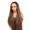 Lwigs Most-Fit Cap Pre-Braided Endless Style Ombre Color Knotless 180% Density Real HD Full Lace Wig UD02