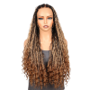 Lwigs Most-Fit Cap Pre-Braided Endless Style Ombre Color Knotless 180% Density Real HD Full Lace Wig UD02