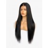 Free Shipping Silky Straight Human Hair 180% Density HD Lace Front Wig Pre-Plucked With Single Knots Lwigs08