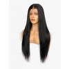 Free Shipping Silky Straight Human Hair 180% Density HD Lace Front Wig Pre-Plucked With Single Knots Lwigs08