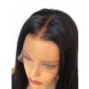 Free Shipping Silky Straight Human Hair 180% Density HD Lace Front Wig Pre-Plucked With Single Knots Lwigs08