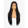 Free Shipping Silky Straight Human Hair 180% Density HD Lace Front Wig Pre-Plucked With Single Knots Lwigs08