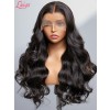 Glueless Wig For Beginners 100% Human Hair Body Wave Bleached Single Knots Undetectable HD Full Lace Wig Lwigs189