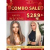 Lwigs Combo Sale Highlight Color Bob Wig & #613 Straight Lace Wigs NY110