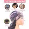 Lwigs New Arrivals Breathable Cap Glueless 7x6 Dream 007 Lace Highlight Color Wavy Hair With Bleached Invisible Knots PR02