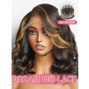 Lwigs New Arrivals Pre Plucked & Pre Bleached Knots 8x6 Dream 007 Lace Wig Quick & Easy Body Wave HIghlight Air Wig PR07