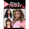 Lwigs Black Friday Deals Curly Hairstyles Natural Color With Baby Hair 4x4 Closure Colored Bob Wigs With Bangs BC07