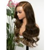 New-In Body Wave Wig Side Part Hairstyles Human Hair Brown Color Wig #4 Glueless Wigs With Baby Hair 360 Lace Wig NEW14