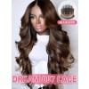Lwigs New Arrivals 10s Install Body Wave Brown Hair With Highlights 7x6 Dream 007 Lace Bleached Clean Knots Glueless Wigs PR04