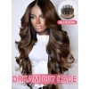 Lwigs New Arrivals 10s Install Body Wave Brown Hair With Highlights 7x5.5 Dream 007 Lace Bleached Clean Knots Glueless Wigs PR04
