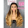 Lwigs Customized China Virgin Human Hair 22 Inches 180% Density 13x6 HD Lace Front Wig Body Wave Ombre Highlight Color Glueless Wig Custom11