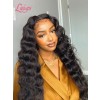 Dream HD Lace Virgin Human Hair Deep Wave Hair Style Undetectable HD 6' Deep Parting Lace Front Wigs Lwigs84