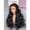 Lwigs Custom Wig High Grade 100% Virgin Human Hair 13x6 HD Lace 22 Inches 180% Density Bleached Single Knots Frontal Wig Custom10
