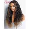 Lwigs New Arrivals 10s Install Loose Curly Ombre Color With Highlights 7x6 Dream 007 Lace Invisible Knots Glueless Wigs PR05