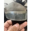 6 inch Men Toupee 100% Human Hair Wholesale Men Wig Hair Replacement 8x10 Silk Base Men Hairpieces Best Quality Topper TP01