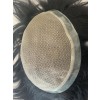 6 inch Men Toupee 100% Human Hair Wholesale Men Wig Hair Replacement 8x10 Silk Base Men Hairpieces Best Quality Topper TP01
