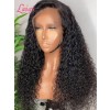 180% Density Deep Curly Virgin Human Hair Wigs For Black Women Full Lace Wig Bleacked knots Lwigs131