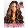 Lwigs New Arrivals Wear Go 7x6 Dream 007 Lace Pre-Plucked Hairline Ombre Highlight Body Wave One Step Install Air Wig PR08