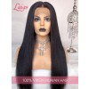 Natural Hairline Brazilian Virgin Hair Dream Swiss Lace Wig Light Yaki Human Hair Style 360 Lace Frontal Wigs Lwigs196