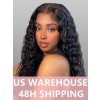 9A Brazilian Virgin Human Hair Deep Wave HD Lace 360 Lace Wig For Women Pre Plucked Natural Hairline Lwigs46