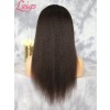 Brazilian Virgin Human Hair 13x6 Kinky Yaki Undetectable HD Swiss Lace Front Wigs For Black Women Lwigs163