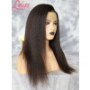 Brazilian Virgin Human Hair 13x6 Kinky Yaki Undetectable HD Swiss Lace Front Wigs For Black Women Lwigs163