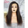 9A Brazilian Virgin Human Hair 13X6 Lace Front Wigs Light Yaki Natural Color Lace Front Wig Lwigs163