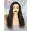 Brazilian Virgin Human Hair 13x6 Kinky Yaki Undetectable HD Swiss Lace Front Wigs For Black Women Lwigs163