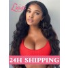 Ship in 24H 9A Grade Human Hair Body Wave Brazilian Virgin Human Hair 13x6 Lace Front Wig Middle Brown Lace Frontal Wigs S06