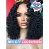 Lwigs New Arrivals Beginner Friendly Short Curly Bob Hairstyle Middle Part Natural Hairline Invisible 13x6 HD Lace Front Wigs NEW65