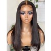 Lwigs Most-Fit Cap M-Shape Pre-Plucked Realistic Hairline Brown Silky Straight 11x6 Skinlike HD Lace Frontal Wigs UD19