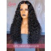 Glueless HD Dream Lace Virgin Human Hair Preplucked Afro Curly Wig With Baby Hair 360 Wig Brazilian Hair Bleached Single Knots Lwigs184