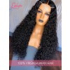 Glueless HD Dream Lace Virgin Human Hair Preplucked Afro Curly Wig With Baby Hair 360 Wig Brazilian Hair Bleached Single Knots Lwigs184