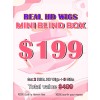 Lwigs $199 Mini Surprise Mystery Box - 100% Human Hair Real HD Lace Wigs VALUE $499 UD26
