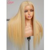 Affordable #613 Wig Human Hair Silky Straight Blonde Pre Plucked HD Lace Wig 13x4 Lace Front Wigs For Black Women Lwigs72