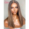 Balayage Ombre Color 360 Wig Brazilian Bob Wig Human Hair Highlight Color Hair Blonde Wig For Black Women 360W01