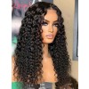 Bleached Knots Glueless Curly 100% Virgin Brazillian Human Hair Pre-plucked 360 Dream Swiss Lace Wig With Baby Hair Lwigs108