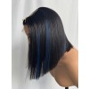 Lwigs New Arrivals Skinlike HD Lace Silky Straight Bob 12 Inch 200% Density Dress-up Highlight Color 5x5 Closure Wigs Lwigs720