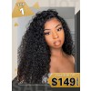 Brazilian Virgin Hair Top Grade 100 Human Hair Wigs Undetectable HD Lace Clean Hairline Curly Hair Style 13x6 Lace Front Wigs Lwigs110
