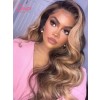 Brazilian Virgin Hair Wigs Undetectable HD Lace Wave 360 Lace Wigs With Bleached Knots Lwigs185