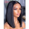 Cheap 13x4 Lace Front Wig Middle Part 100% Virgin Hair 10 Inch Bob Wig Pre-Plucked Natural Hairline Front Lace Wig Human Hair Lwigs358
