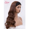 Chocolate Brown Headband Wave Wig 100% Brazilian Virgin Human Hair Lace Wig Body Wave Hair Lwigs380