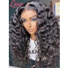 Deep Wave Pre Plucked Hairline Human Hair Wigs For Black Woman Brazilian Virgin Hair 13x6 Lace Front Wigs Lwigs137