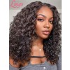 Deep Wave Pre Plucked Hairline Human Hair Wigs For Black Woman Brazilian Virgin Hair 13x6 Lace Front Wigs Lwigs137