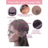 Long Hair Body Wave T4/613 Blonde Ombre Color Pre-Plucked Hairline Transparent Lace 13x4 Lace Front Wigs Lwigs294