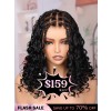 Lwigs Most-Fit Cap Knotless Natural Black Color Braided Middle Length Bob Real Skinlike HD Full Lace Wigs UD13